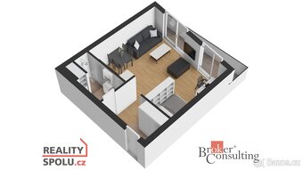 Pronájem, byty/1+kk, 37 m2, Lešetín I 7207, 76001 Zlín, Zlín - 4