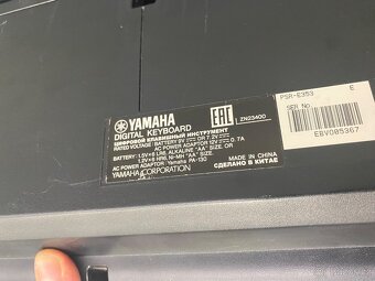 Yamaha PSR E353 - 4