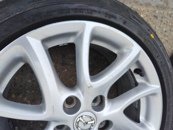 17"letní alu sada 5x114 origo Mazda 3 6 5 205/50 Falken - 4