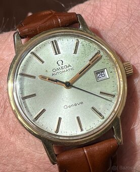 LUXUSNÍ PÁNSKÉ NÁRAMKOVÉ HODINKY OMEGA GENEVA AUTOMAT - 4