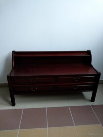 Komoda se zrcadlem, starožitné - 4