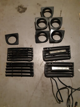 AUDI A8, S8 D2 - mřížky + mlhovky do nárazníku - 4