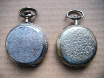 Prodám STŘÍBRNÉ KAPESNÍ HODINKY - 4