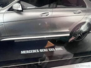 1:18 Mercedes-Benz C63 AMG Silver - GT Spirit Limited - 4