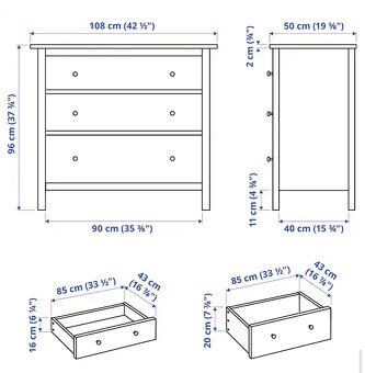 Komoda Hemnes Ikea - 4