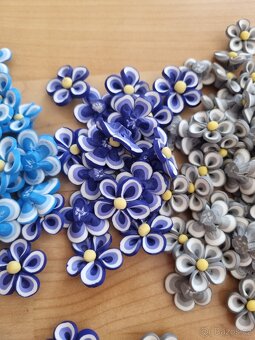 Fimo kytičky - set 130 kusů - 4