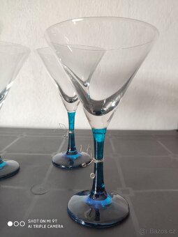 20 let nepoužité Martini sklenice - 4