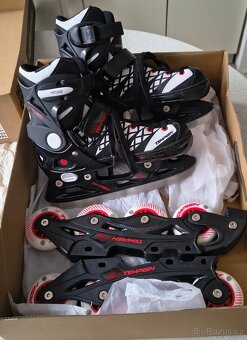 Dětské brusle 2v1, vel 33-36 - 4