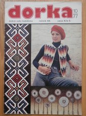 9 x slovenský módní časopis DORKA. 1975, 1977, 1979, 1982 - 4