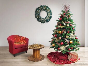 Vánoční stromek LAALU DELUXE - jedle BERNARD, 120 cm - 4