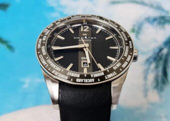 Hamilton, model Broadway GMT, orig. hodinky, NOVÉ - 4