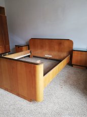Ložnice kompletní r. 1961 leštěný ořech, masiv - 4