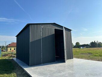Plechová garáž 5x6m - 4