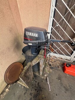 Lodni motor Yamaha 5 (8)hp 2t 2valec, dlouha noha - 4