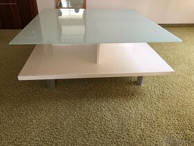 DESIGNOVÝ KONFERENČNÍ STOLEK LAKOVANÝ VYSOKÝ LESK - 4