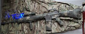 airsoft M16A3 WELL manuál, DIY KRYLON camo příslušenství ABS - 4