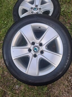Alu kola 5x112 originál Škoda Octavia II 205/55 R16 - 4