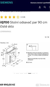 Nový stolní odsavač pár SIEMENS STUDIO LINE - IQ 700 - 4