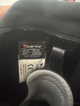Dainese Torque 3 Out black/fluo red velikost eu43 - 4