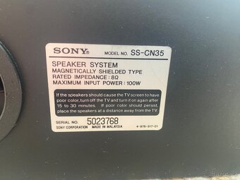 Středový reproduktor SONY SS-CN35 - 4