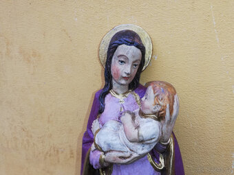 Panna Marie s Ježíškem, velká 40 cm, madona - 4