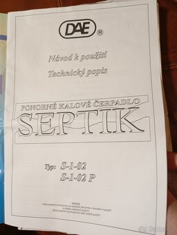 Ponorné čerpadlo Septik - 4