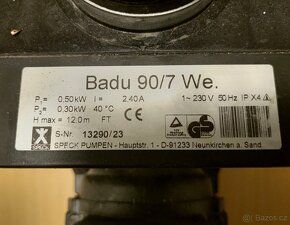 Bazénové čerpadlo BADU 90/7 We - 4