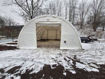 Plachtová hala 9x20m, plachta 900g/m2 - 4