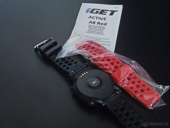 Smartwatch IGET Active A8 Red/Black - 4