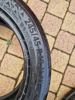 2ks nové letní pneu 245/45 r18 DOT 2024 Continental - 4