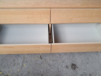 Ikea komoda Malm bříza 6 zásuvek - 4