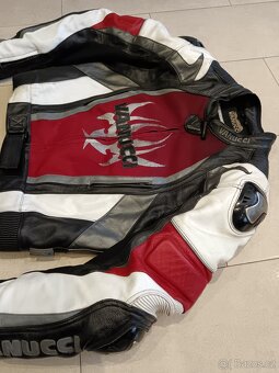 Vanucci ST1-Pánská kožená moto kombinéza, dvoudílná - 4