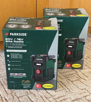 Aku stavební rádio Parkside - 4