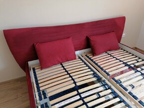 Manželská postel 180 x 200 cm s úložným prostorem - 4
