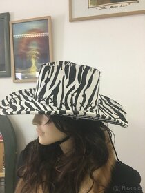 Klobouk zebra a had vel 58 -59 - 4
