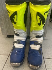 111. Moto boty FORMA TERRAIN TX modro/bílo/fluo žluté 46 - 4