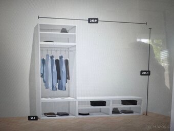 Šatní sestava PLATSA IKEA - 4