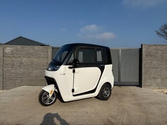 Elektromobil - Elektrická tříkolka Leramotors E1, bílá - 4