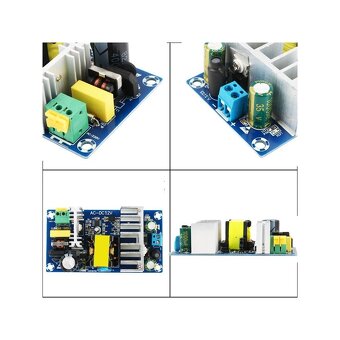 napájecí zdroj modul 12V/8A 100W, AC 85-265V - 4