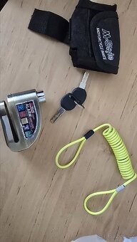 Zámek Abus podkova4650xroe + Zámek na kotouč.brzdy . - 4