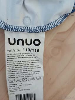 Dětské  UV plavky s čepicí vel. 110/116 - 4