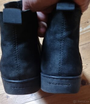 Dámské černé kožené kotníkové boty VAGABOND - 4