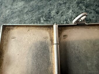 Starožitná stříbrná knížečka na foto. Č1. - 4