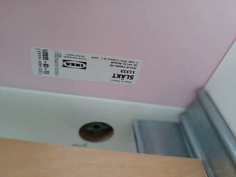 Dětská prodloužitelná postel Slakt IKEA 80x200 cm růžová - 4