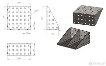 Úhelník 300x300x150mm - 4