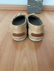 Béžové kožené mokasíny Napapijri vel. 37 - 4