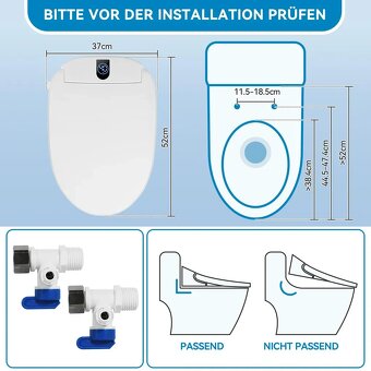 Bidetové sedátko elektronické - 4