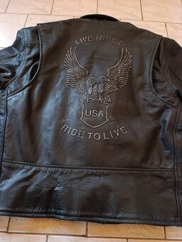 KOŽENÁ BUNDA NA MOTORKU. - 4