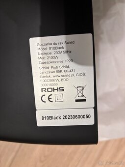 Vysoušeč rukou SCHILD - 4