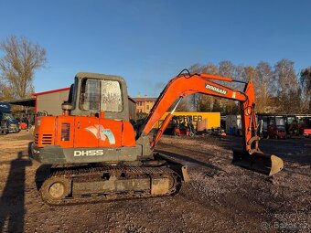 Doosan DH55 Minibagr 5.5T rok 2007 + 2x lžíce - 4